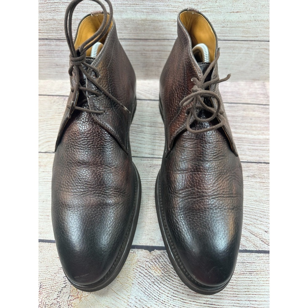Magnanni Flex Malone Chukka Boot Mens Size 8.5 Brown Leather Lace Up 21257 CLEAN - Picture 2 of 10